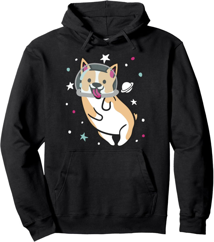 Trendy Fifth Sun Space Corgi Pullover Hoodie