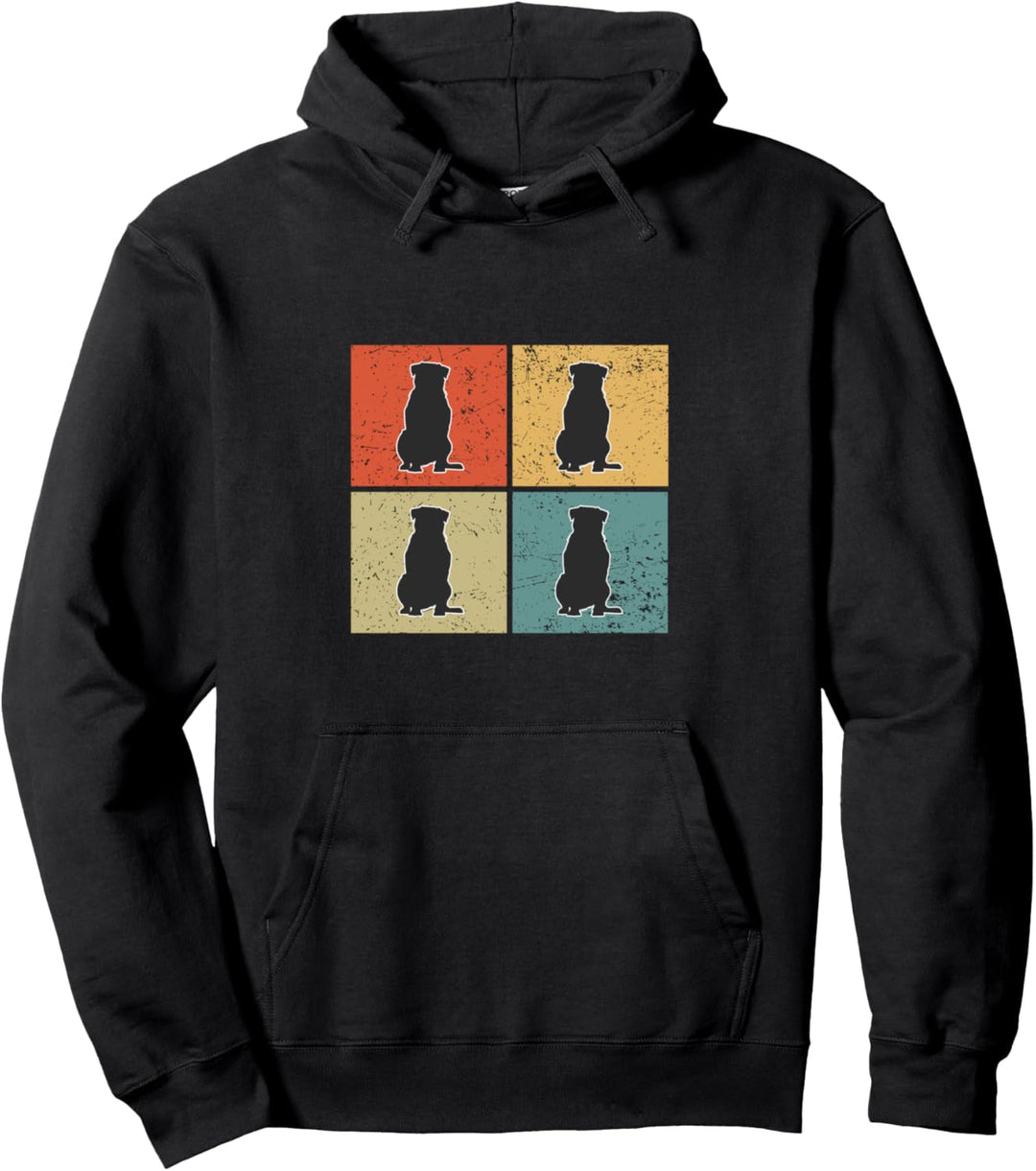 Rottweiler Vintage Pullover Hoodie