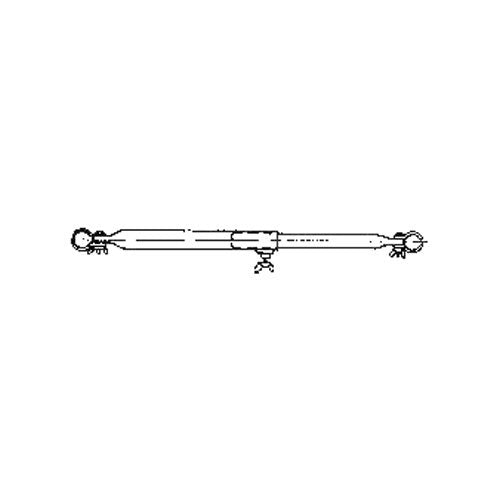 Piper Dachauflagestange Stahl 32 mm 120-205 cm