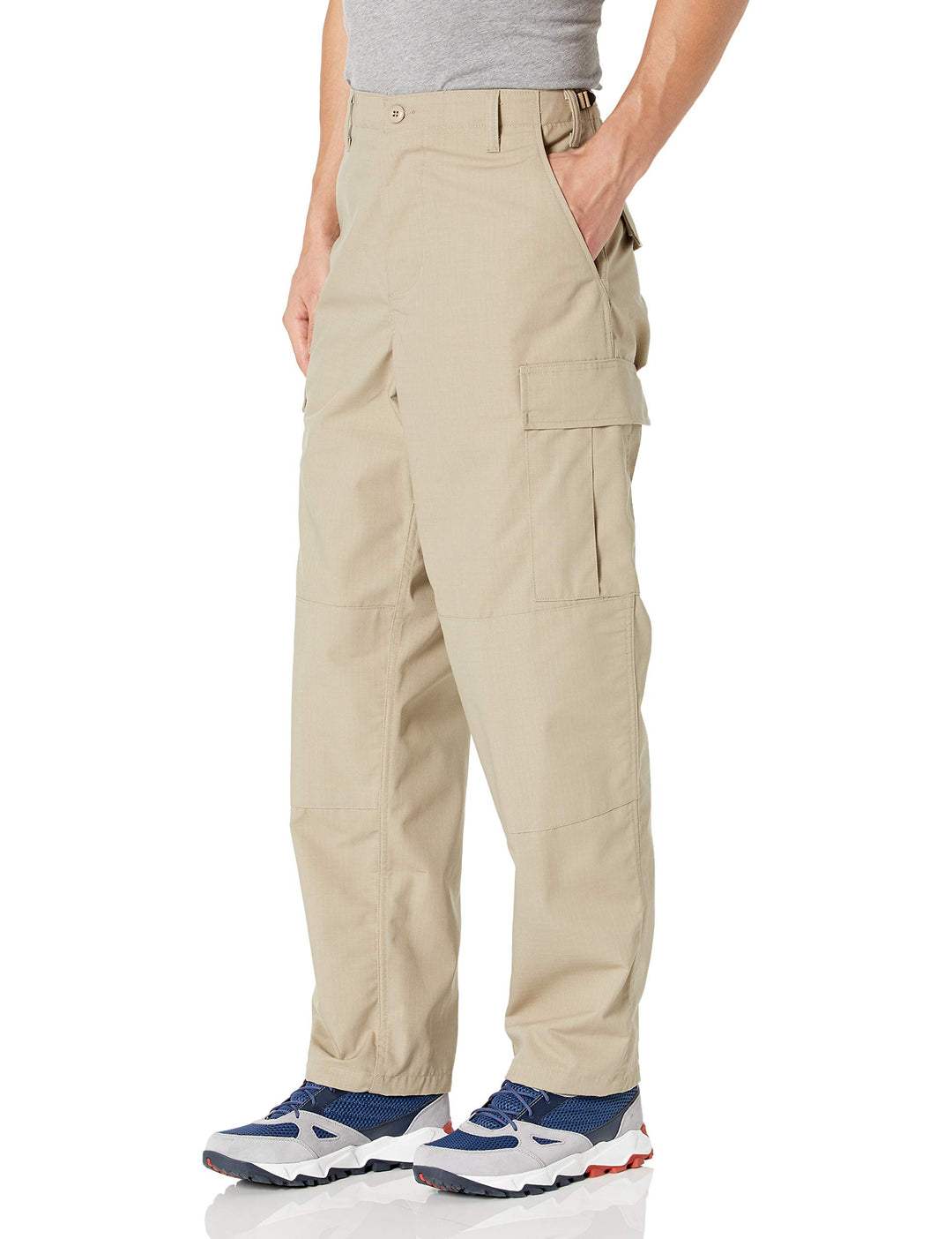 Tru-Spec Herren-Hose aus Polyester und Baumwolle, Ripstop-Hose, L Khaki