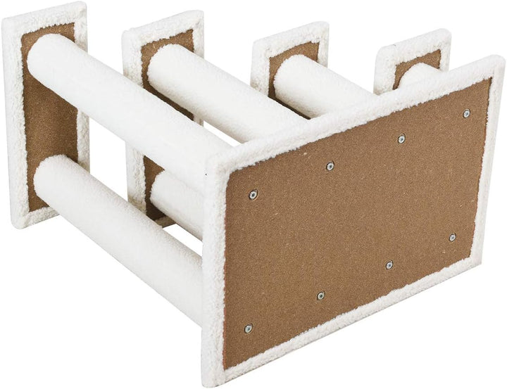 GOPLUS Tiertreppe Beige, Haustiertreppe Katzentreppe Hundetreppe Kletterbaum Katzenkratzbaum Spielba
