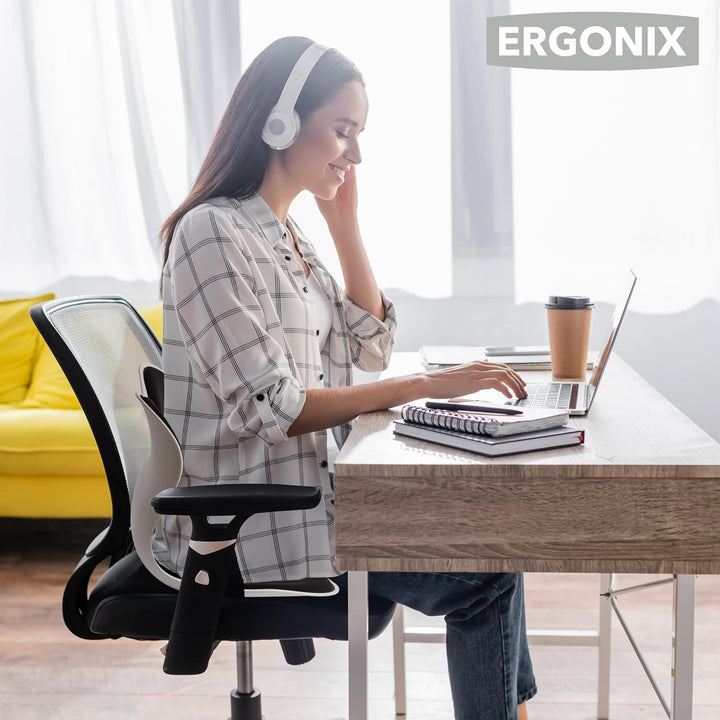 ERGONIX Lordosenstütze Haltungskorrekturstuhl für Frauen - Grösse M Ergonomischer Rückenstützstuhl z