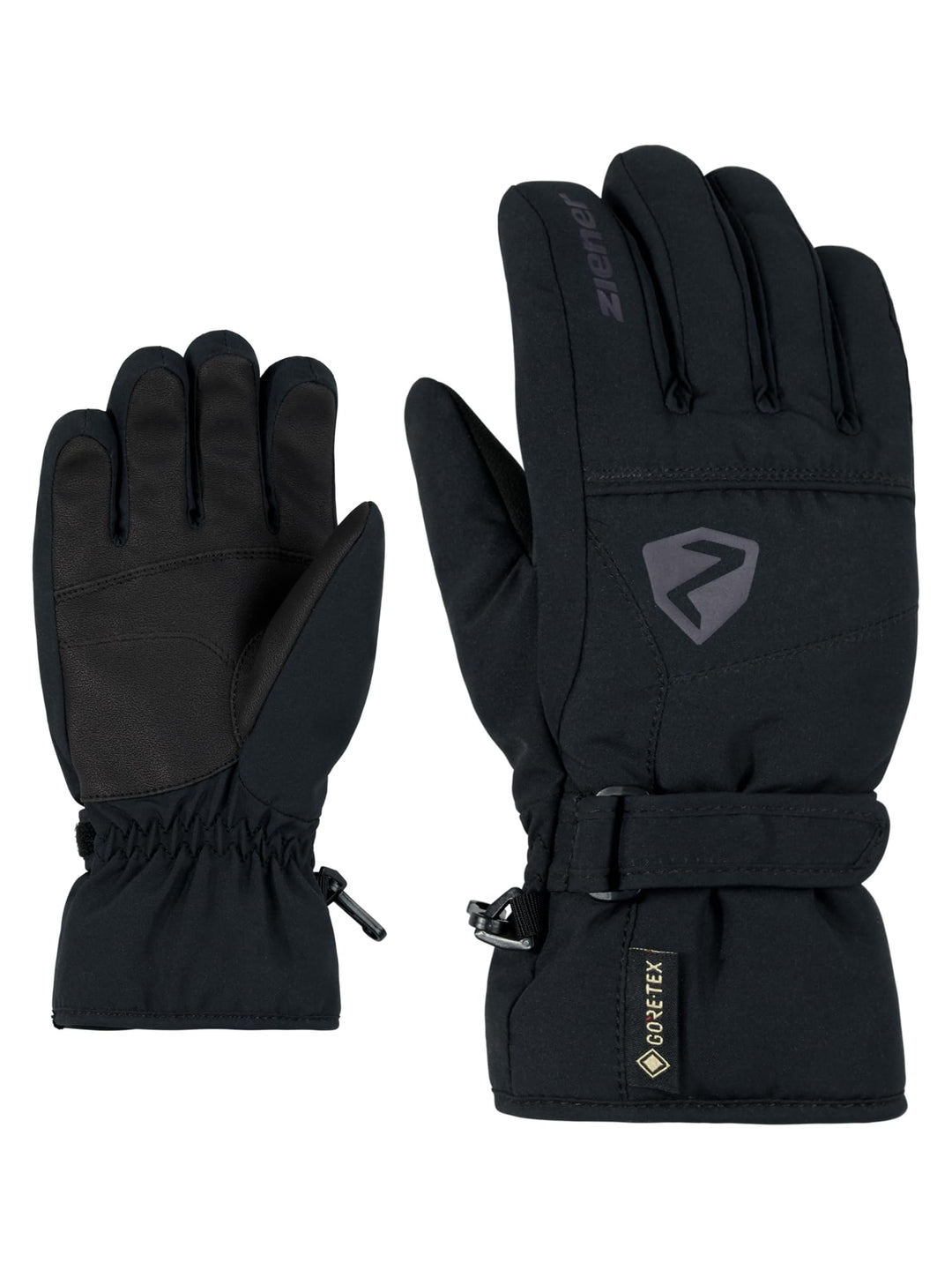 Ziener Kinder Lago GTX Glove Junior Ski-Handschuhe/Wintersport | Wasserdicht, Atmungsaktiv Schwarz 3