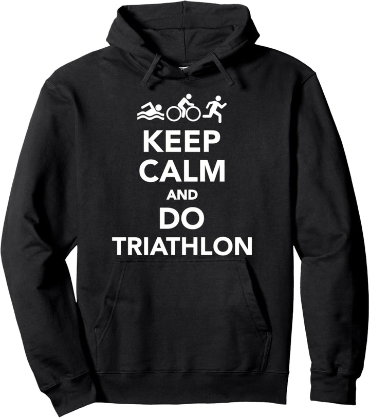 Keep calm Triathlon Pullover Hoodie