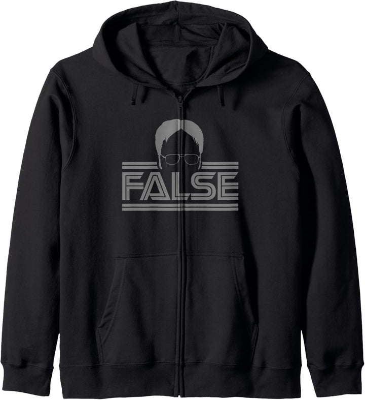 The Office False Grau Tonal Kapuzenjacke