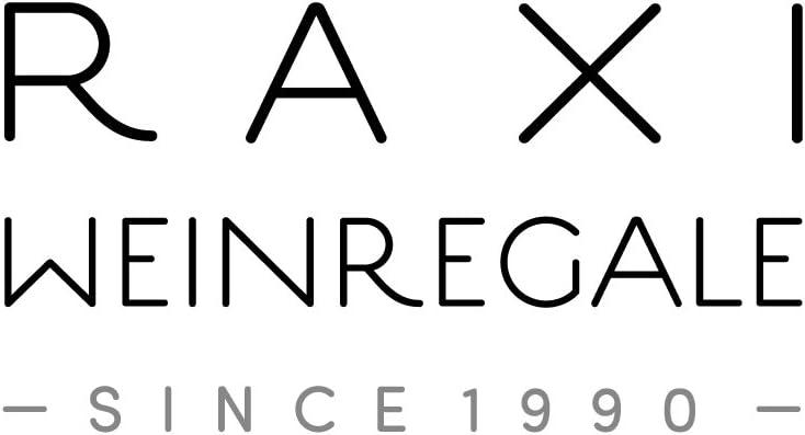 RAXI ™ Classic Premium Weinregal aus Holz mit luxuriösem Design/Flaschenregal für 9X Wein Flaschen -