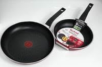 Tefal - Super Start - Topfset - Rot - 24cm - 28 cm - Thermospot - Induktionsgeeignet