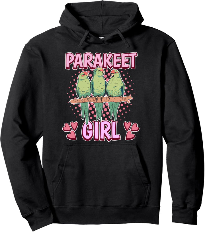 Damen Parakeet Girl Mädchen Sittich Pullover Hoodie
