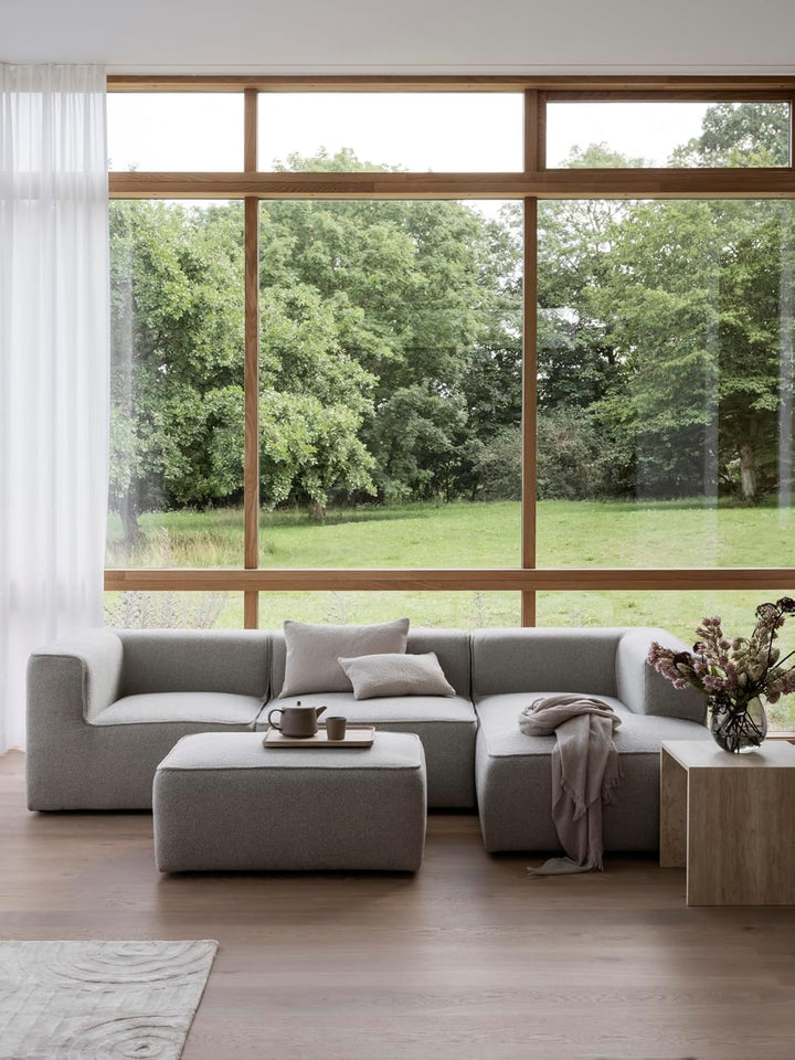 Blomus Kissenbezug Boucle, Kissenhülle für Kopf- oder Sofakissen, Moonbeam, 30 x 50 cm, 66594, Moonb