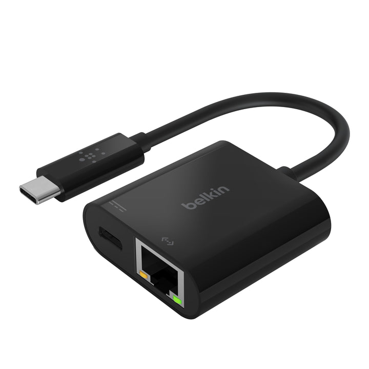 USB-C/Ethernet-Ladeadapter (60W Leistung für angeschlossene Geräte, Ethernet-Datentransfer mit bis z