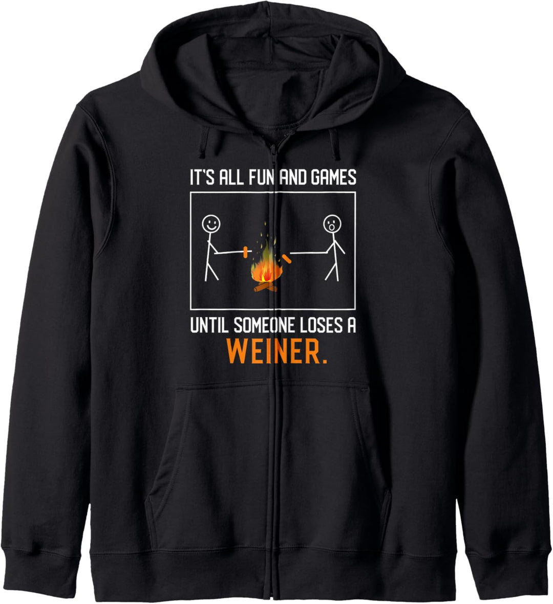 Es ist alles lustig und Spiele Lustige Meme Kapuzenjacke
