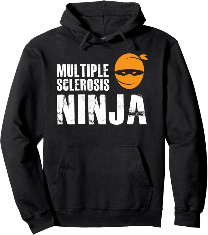 Multiple Sclerosis Ninja - MS Support Awareness Fighter Pullover Hoodie
