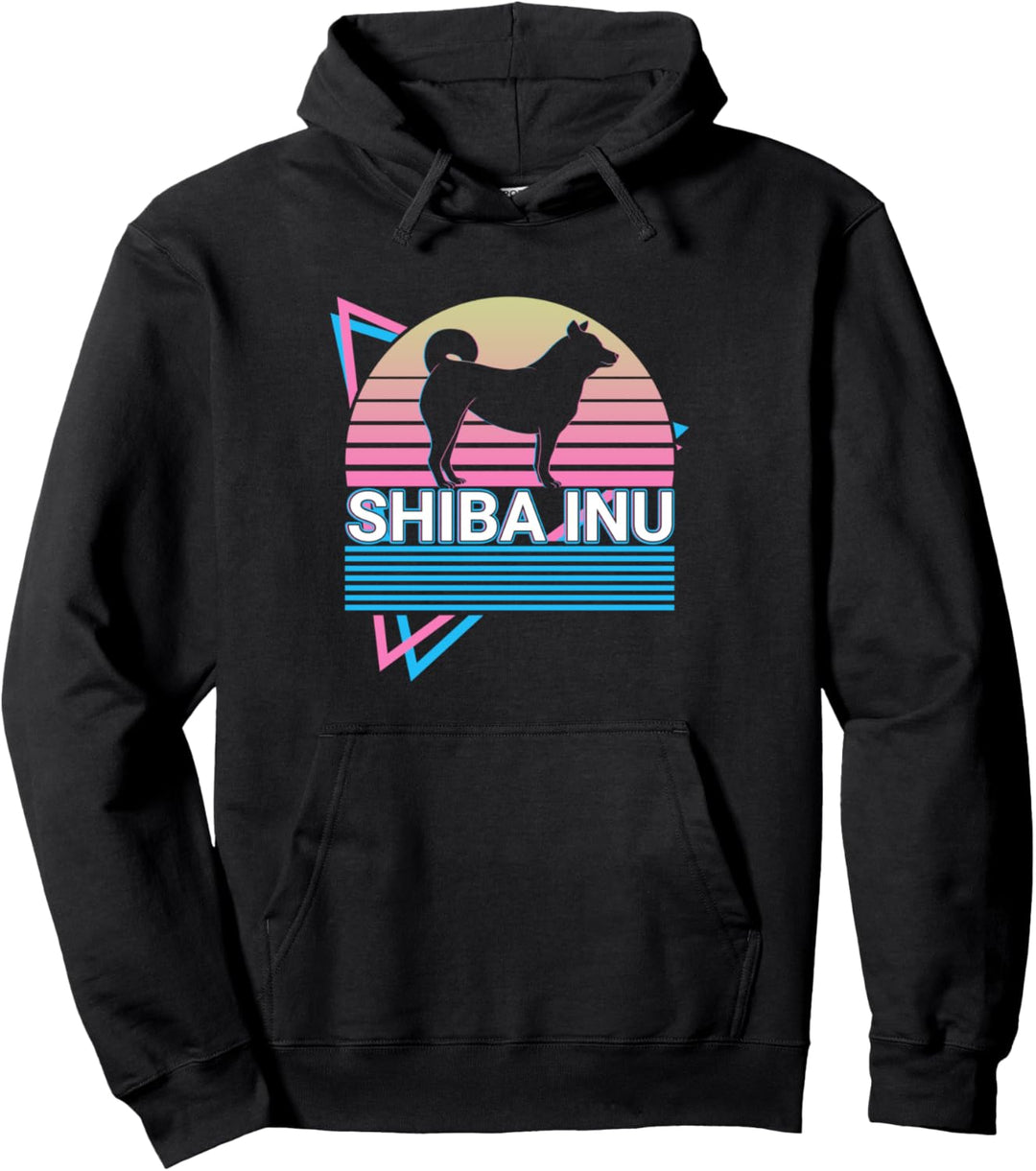 Shiba Inu Retro Pullover Hoodie