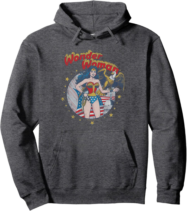 Wonder Woman At Your Service Pullover Hoodie