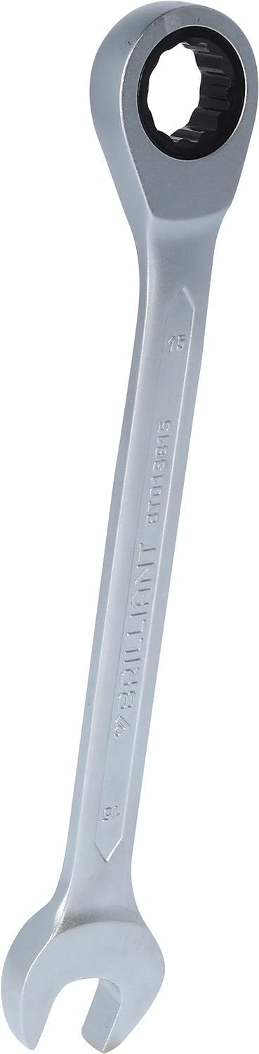 KS TOOLS Ratschenringschlüssel, umschaltbar, 15 mm 15 mm einzeln, 15 mm einzeln