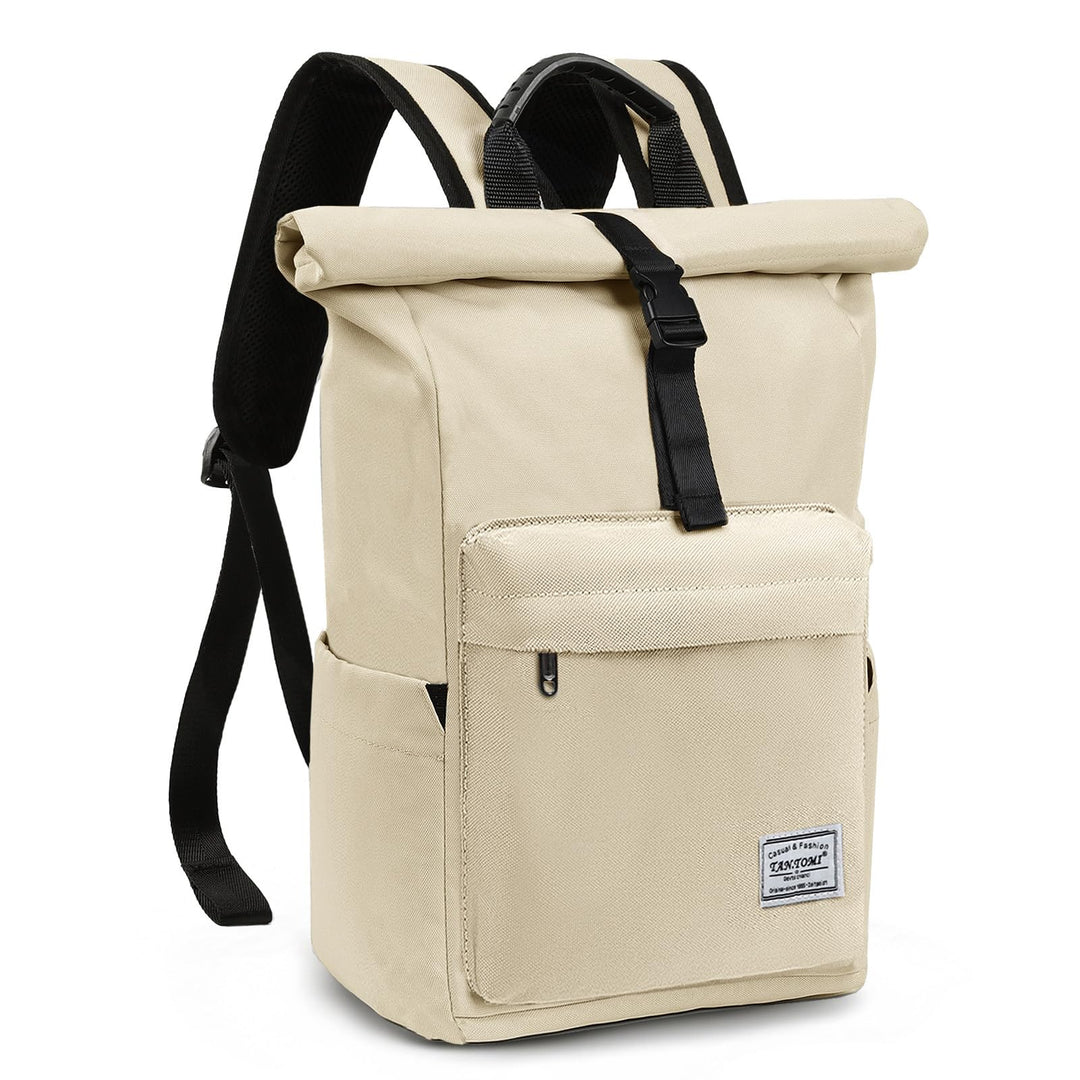 TANTOMI Rucksack Damen Herren, Rucksack Laptop Tasche 15,6 Zoll, Laptop Rucksack Damen Herren weit ö
