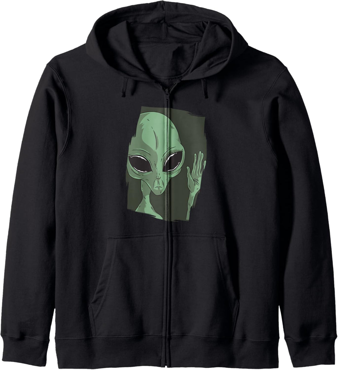 Winkender Alien Kapuzenjacke