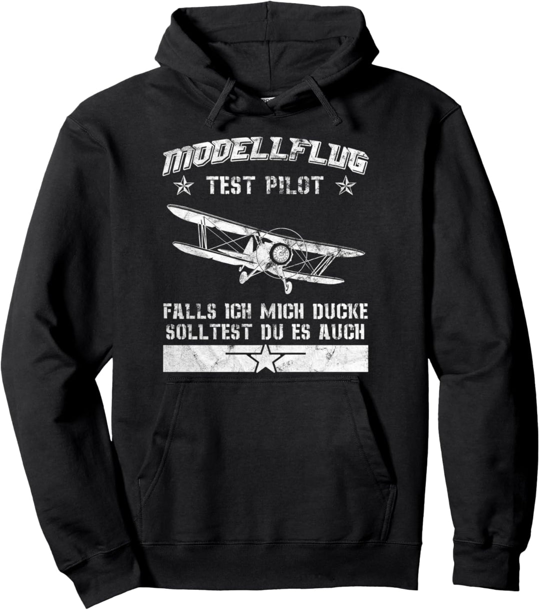 Modellflug Piloten Flugzeug Flieger Hbschrauber Sprüche Pullover Hoodie