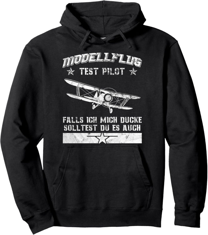 Modellflug Piloten Flugzeug Flieger Hbschrauber Sprüche Pullover Hoodie