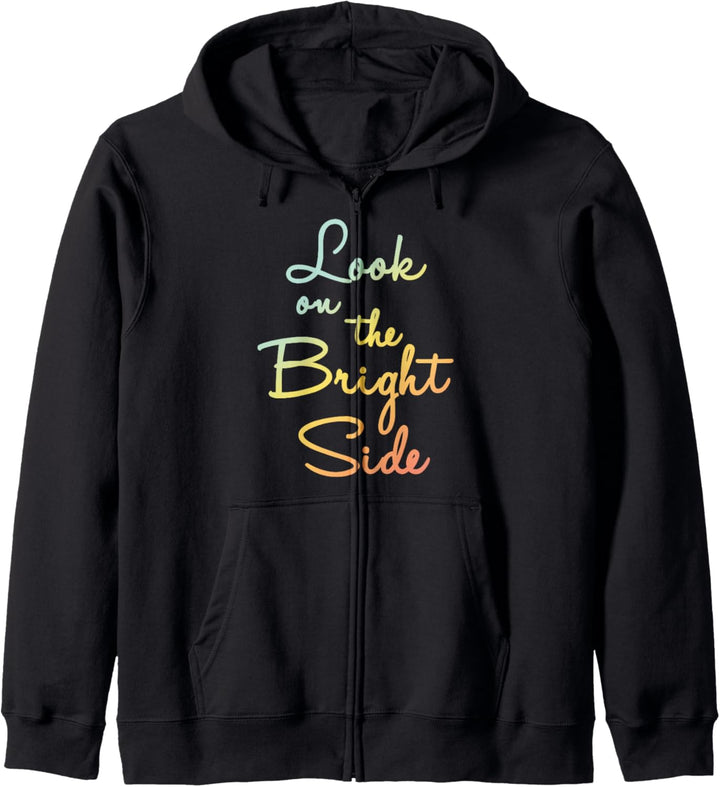 Trendy Look On The Bright Side Color Gradient Kapuzenjacke