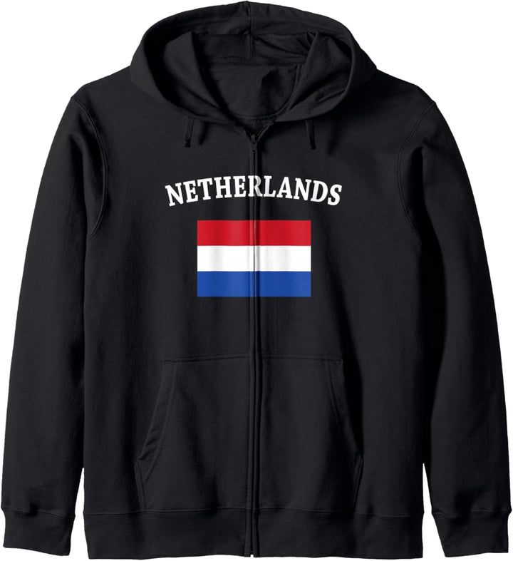 Flagge der Niederlande Niederländische Flagge Kapuzenjacke