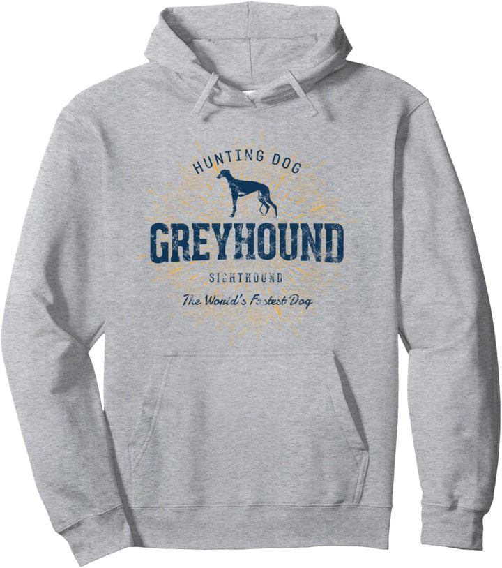Retro Vintage Greyhound Pullover Hoodie