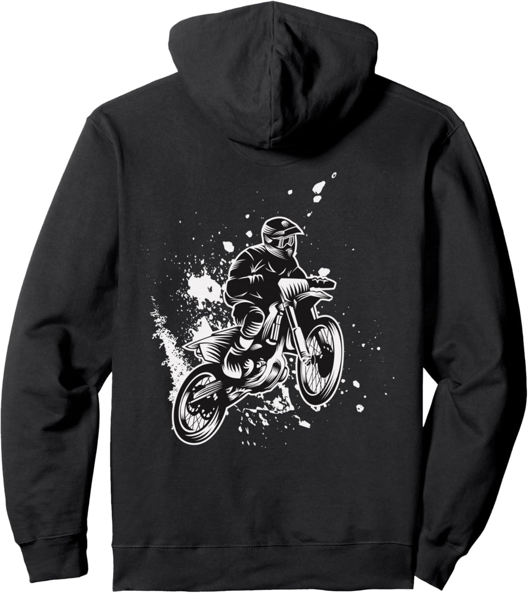 Motocross Motorrad Biker Motorsport Pullover Hoodie