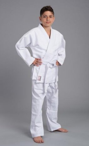 S.B.J - Sportland mittelschwerer Judoanzug Kyoto Weiss 160, 160