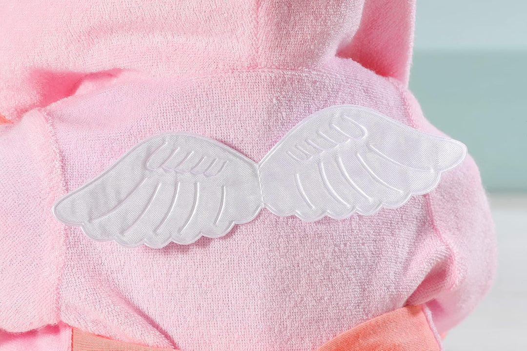 Baby Annabell Deluxe Badezeit, Puppenset für Badewanne bestehend aus rosa Bademantel, Strampler und