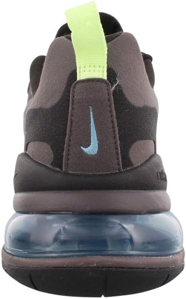 Nike Herren Air Max 270 React Ww Laufschuhe, 38.5 EU Negro Cerulean Thunder Grey Barely Volt