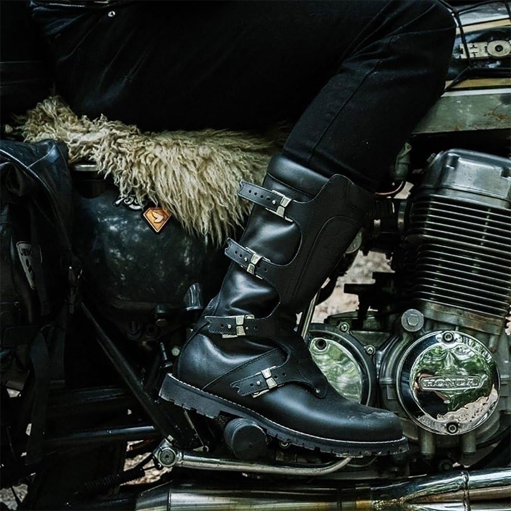 Stylmartin Continental Unisex Motorradstiefel 42 EU Schwarz, 42 EU Schwarz
