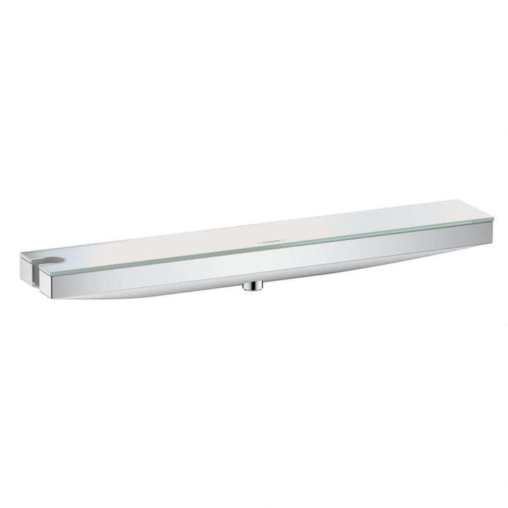 hansgrohe Wandanschluss Rainfinity (500mm, mit Duschkopfhalterung links und Duschablage) chrom Chrom