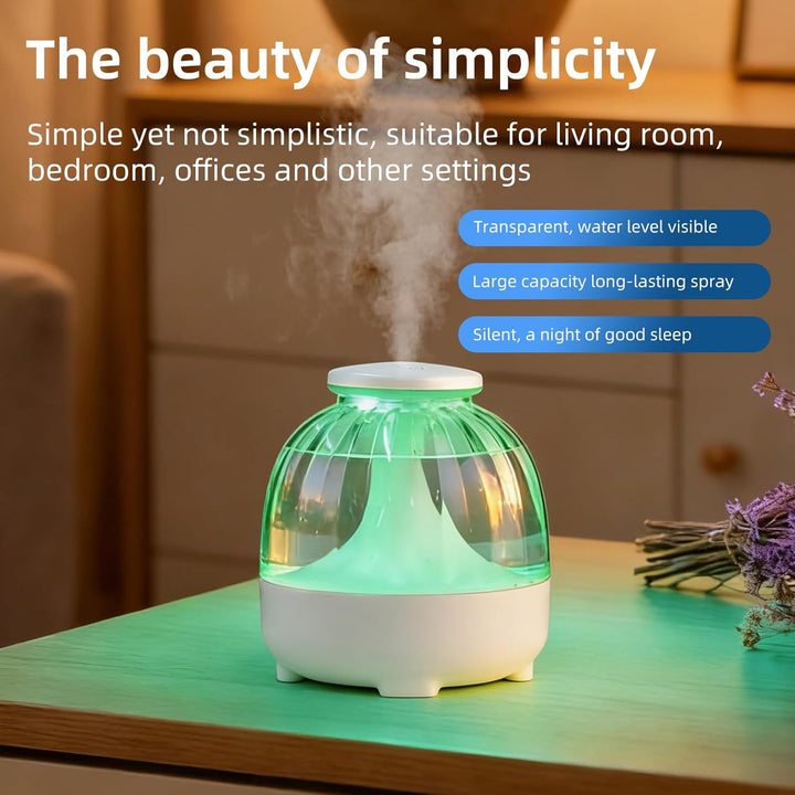650 ml USB-Luftbefeuchter für Schlafzimmer, kühler Nebel, Luftbefeuchter, leiser Luftbefeuchter, USB