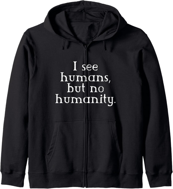 No Humanity Aesthetic Emo Goth Punk Gift Kapuzenjacke