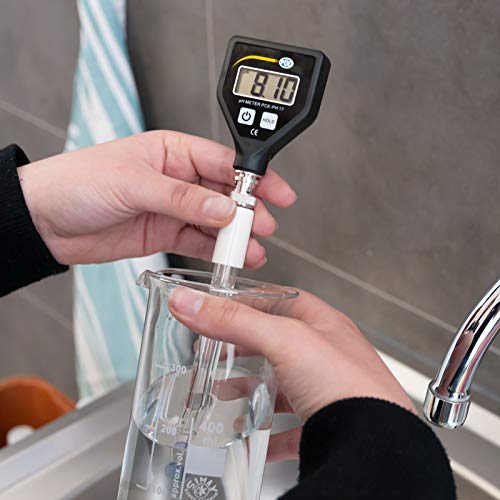 PCE Instruments Umweltmessgerät pH-Messgerät für die einfache Labormessung mit Edelstahl-Elektrode u