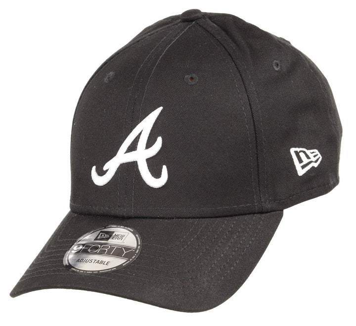 New Era MLB Cap verstellbar Basecap 9forty Baseball Kappe NY LA Rear Logo Einheitsgrösse Atlanta-Bla