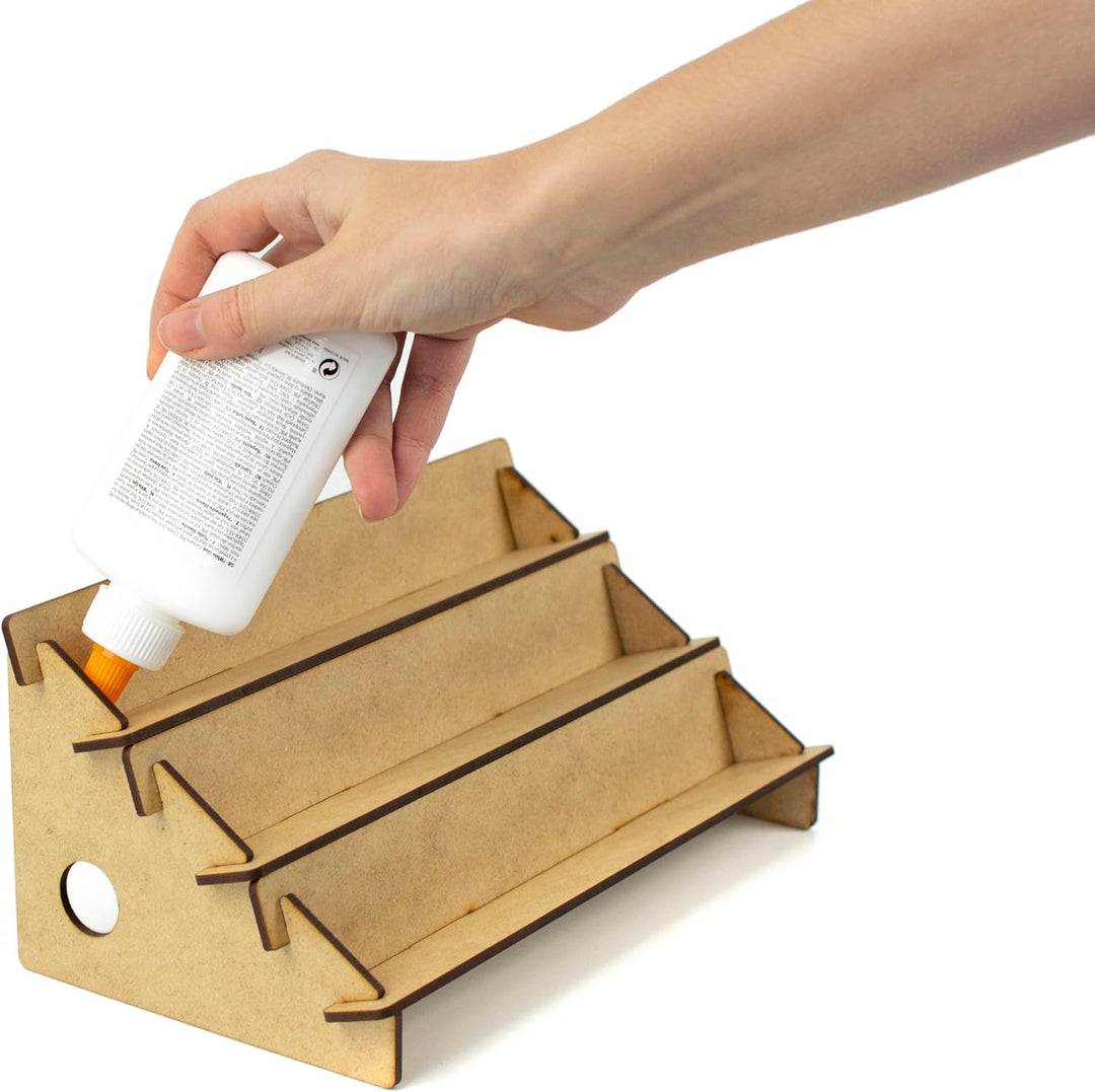 Farbenregal (Farbständer) Hohe Kapazität Stufen-Organizer (ohne Bohrungen) für Tabletop-Farben & Mod