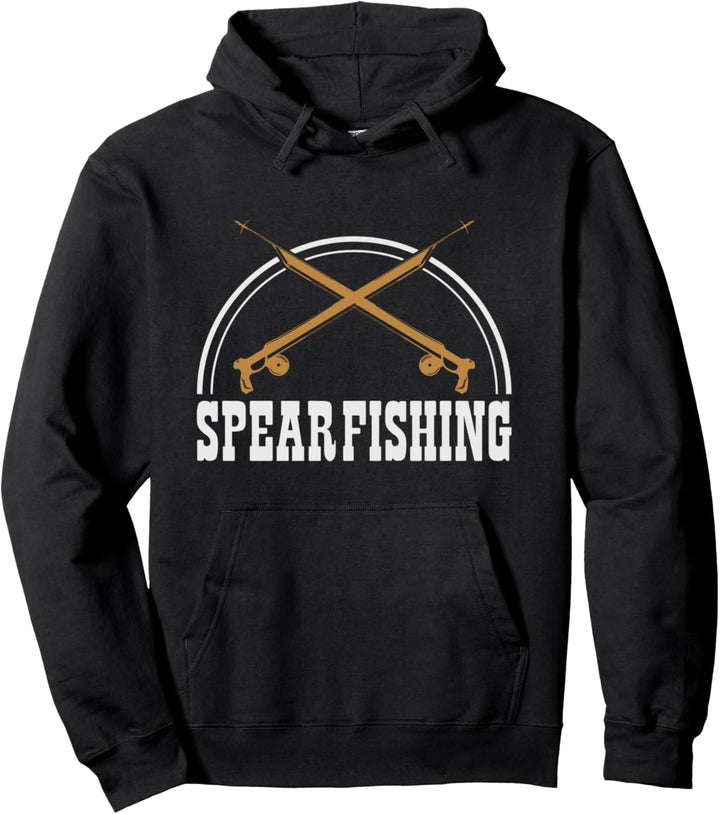 Speertaucher Fischer Angler Geschenk Hobby Speerfischen Pullover Hoodie
