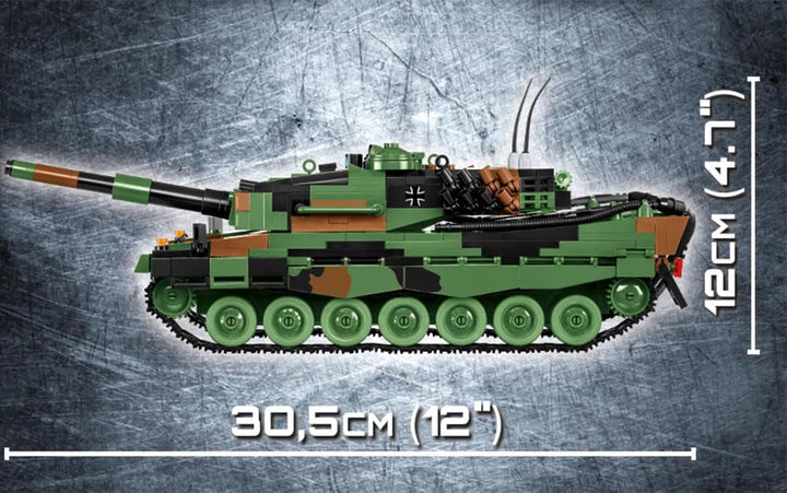 COBI Kleiner Armeepanzer Museum Leopard 2 A4, Mehrfarbig Single, Single