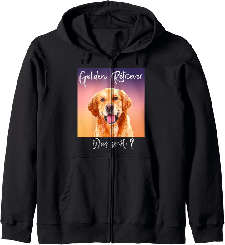 Golden Retriever - Was sonst? Goldie Geschenkidee Hunde Kapuzenjacke