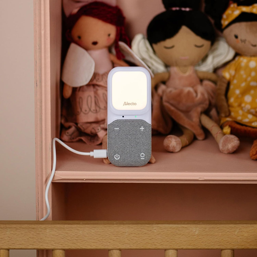 Alecto DBX135 - Modernes Full Eco Audio-Babyphone mit kristallklarer DECT-Klangqualität, Langer Stan