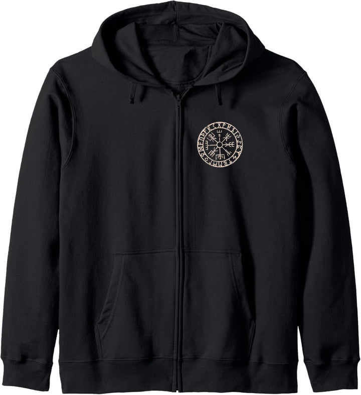 Nordische Mythologie Odin Wolf Valhalla (Zurück) Kapuzenjacke