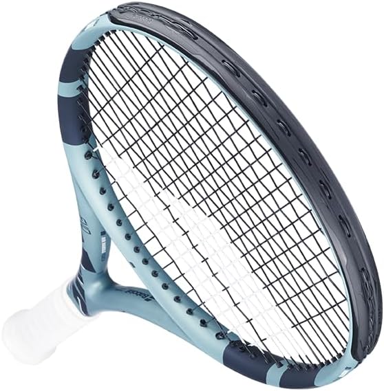 Babolat, Tennisschläger Modell Evo Drive, Griffgrösse 1, Farbe Blau, Rahmen aus Graphit, Besaitungsp