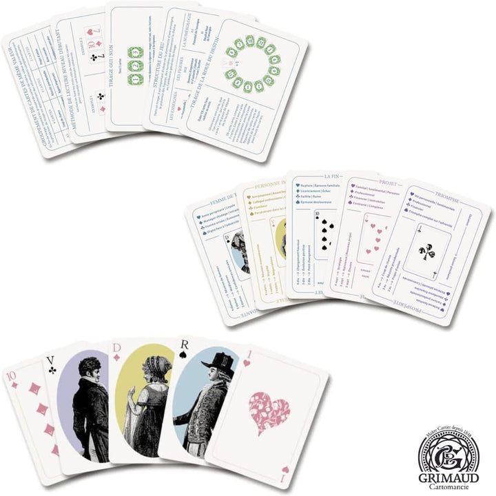 Grimaud Die Spielkarten von Joséphine Cartomanie, 10026647, Mehrfarbig