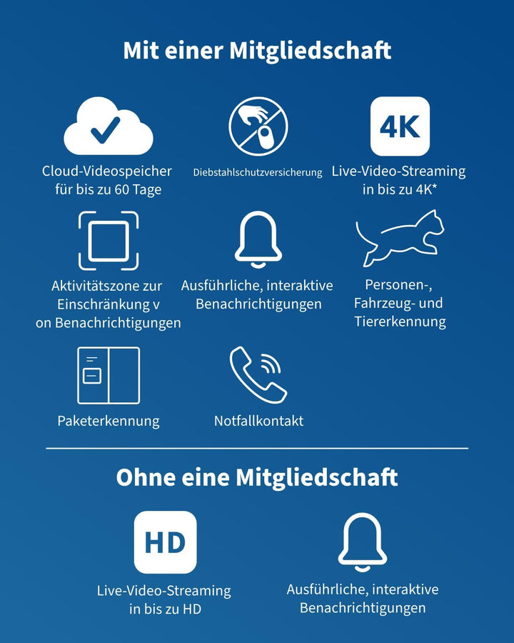 Arlo 2K Floodlight Überwachungskamera + Türklingel HD mit Kamera, Kabellos, Nachtsicht, Bewegungsmel