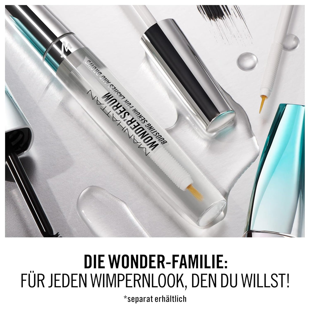 Manhattan Wonder Lash & Brow Serum, pflegendes, wachstumsförderndes Serum für Wimpern und Augenbraue