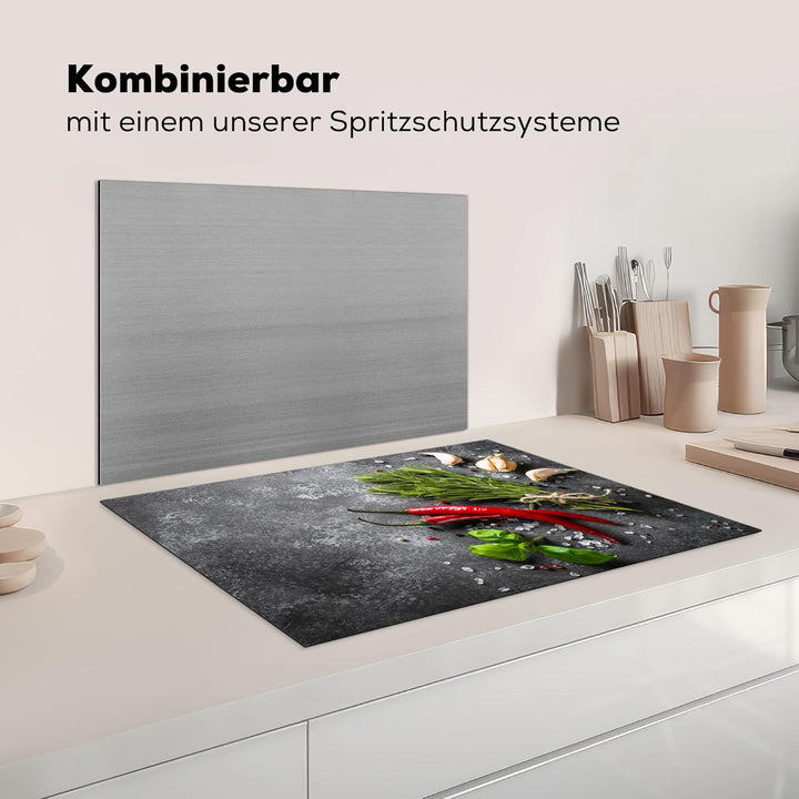 KitchenYeah© Herdabdeckplatte Einteilig Küche Ceranfeld Abdeckplatte Cerankochfeld Abdeckung Indukti