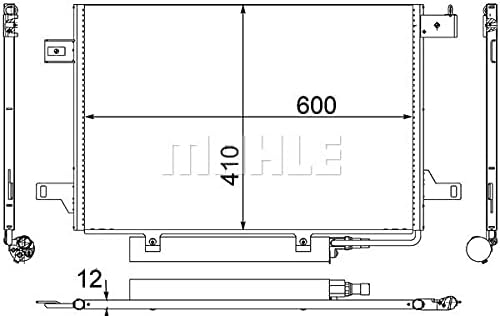 MAHLE AC 369 000P A/C-Kondensator BEHR PREMIUM LINE