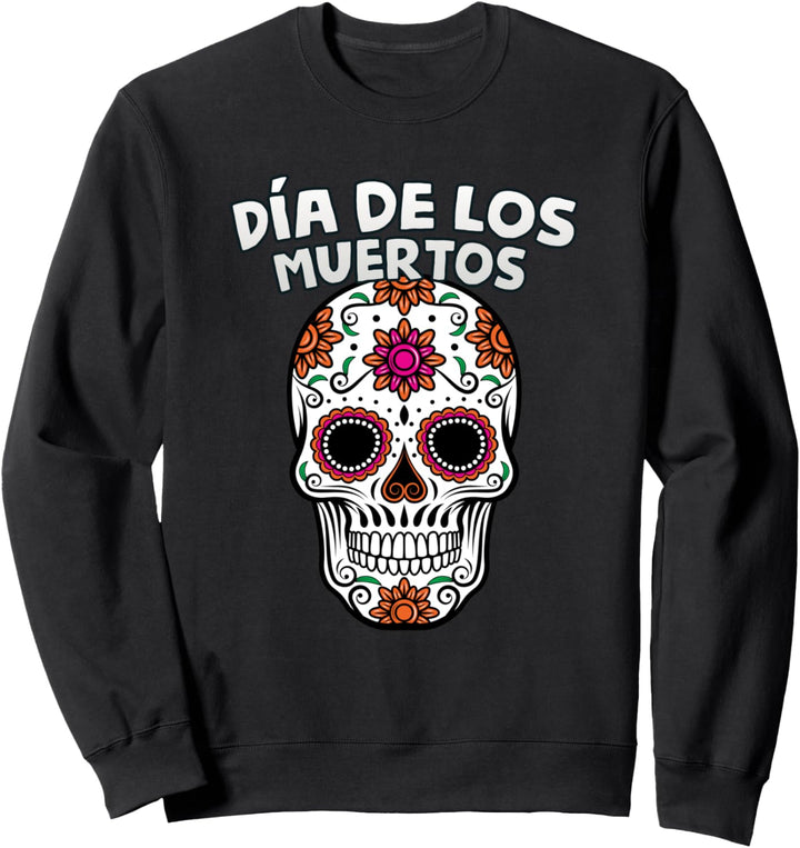 Vibrant Calavera Classic Halloween Dia De Los Muertos Schädel Sweatshirt
