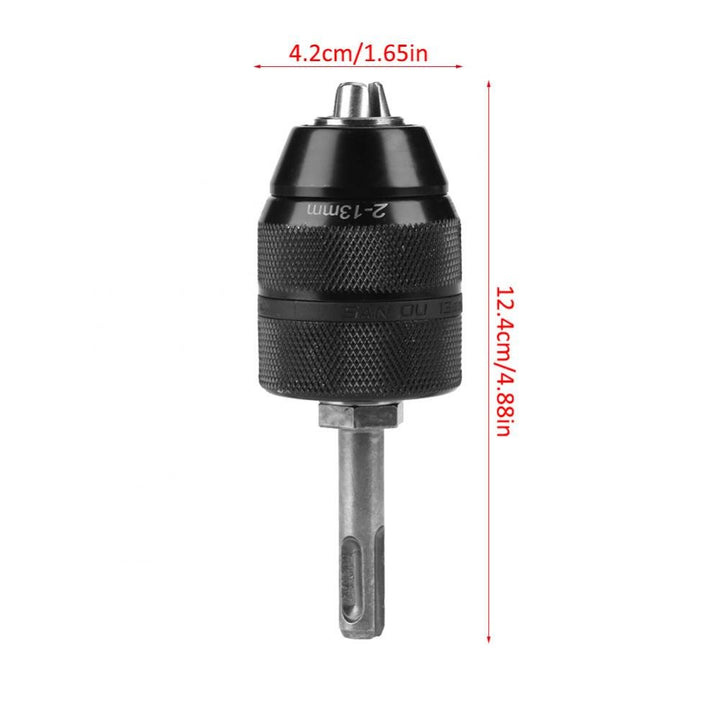 SDS-Spannfutter, 2-13 mm Fachmann Hochleistungs-Bohrfutteradapter, Keyless-Drehmaschinen-Bohrfutterk